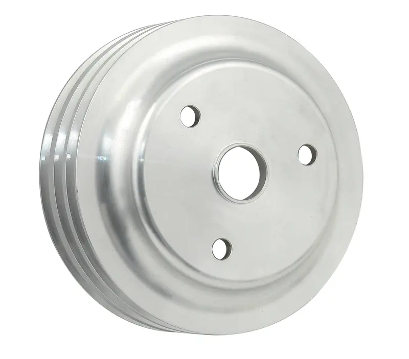 Mr. Gasket 5318 Triple-Groove Billet Aluminum Crank Pulley For Long-Water-Pump Applications 1
