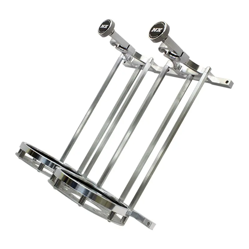 Nitrous Express 11208Sb-15 Dual Billet Bottle Mount – Flat-Style Bracket For 15-Pound Nitrous Bottles 1