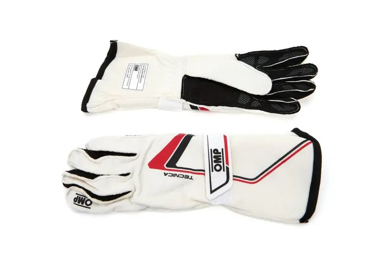 Omp Tecnica Racing Gloves – White, Xl (Ib0-0772-A01-020-Xl) 1