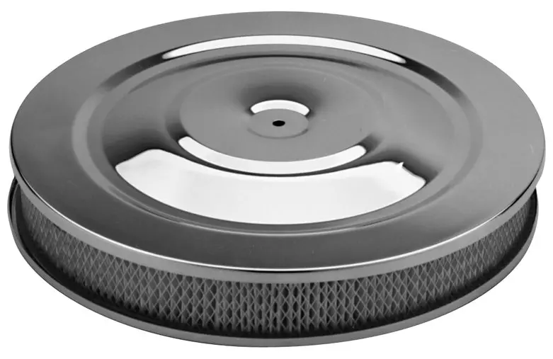 Proform 66804 Chrome Air Cleaner Kit – Full-Flo Style, 14-Inch Diameter With Pre-Installed Filter 1