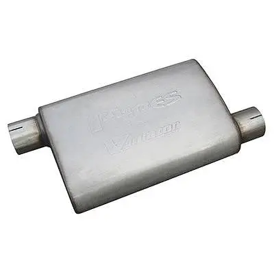 Pypes Violator Series Muffler – 14-Inch, 3-Inch Offset/Offset, 409 Stainless Steel 1