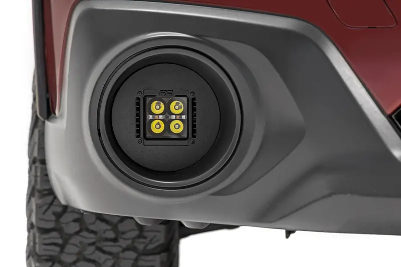 Rough Country 70890 Subaru Led Fog Light Kit Black Series Flood Beam For 15-19 Outback Rough Country 1