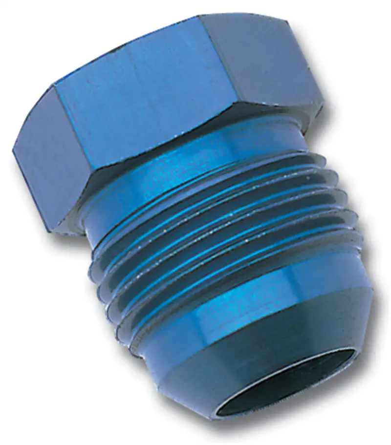 Russell 660170 Blue Anodized -3An Flare Plug For Fuel Or Brake Lines 1