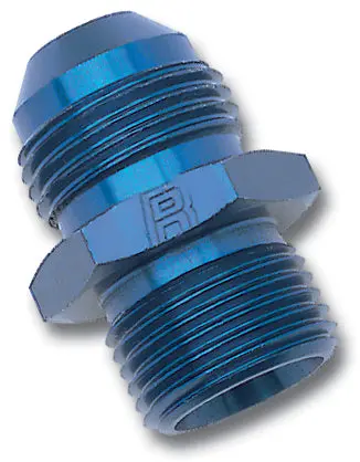Russell 670530 Blue -6An Flare-To-Metric Adapter Fitting – 16Mm X 1.5 Thread 1