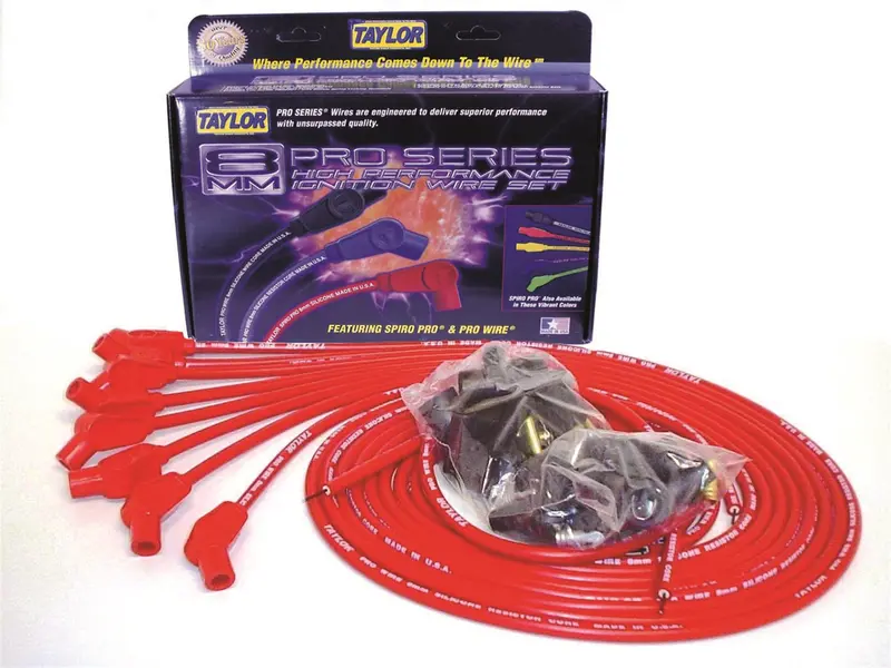 Taylor Cable 70253 8Mm Pro Wire Ignition Wire Set – High-Performance Spark Plug Wires 1