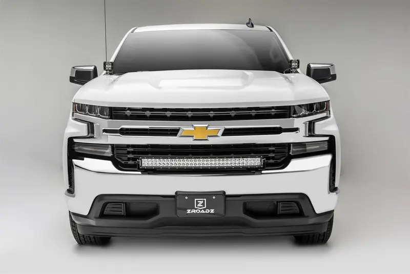 Zroadz Z322282 Front Bumper Led Light Bar Bracket – Fits 30-Inch Curved Bars 1